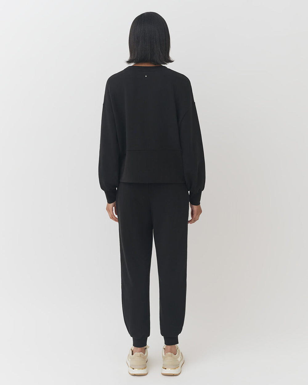 Terry Balloon Sleeve Sweatshirt