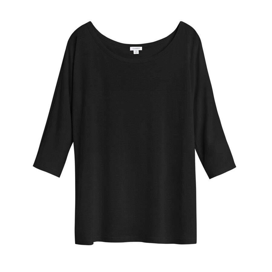 Pima Drape-Back Top